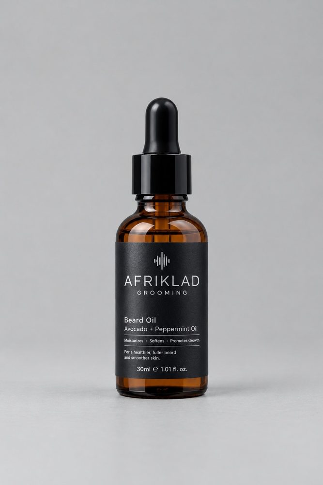 Afriklad Beard Oil bottle